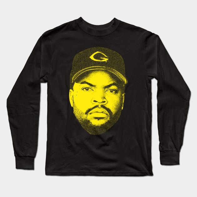 Ice Cube New Retro Sketch Long Sleeve T-Shirt by JULIAN AKBAR PROJECT